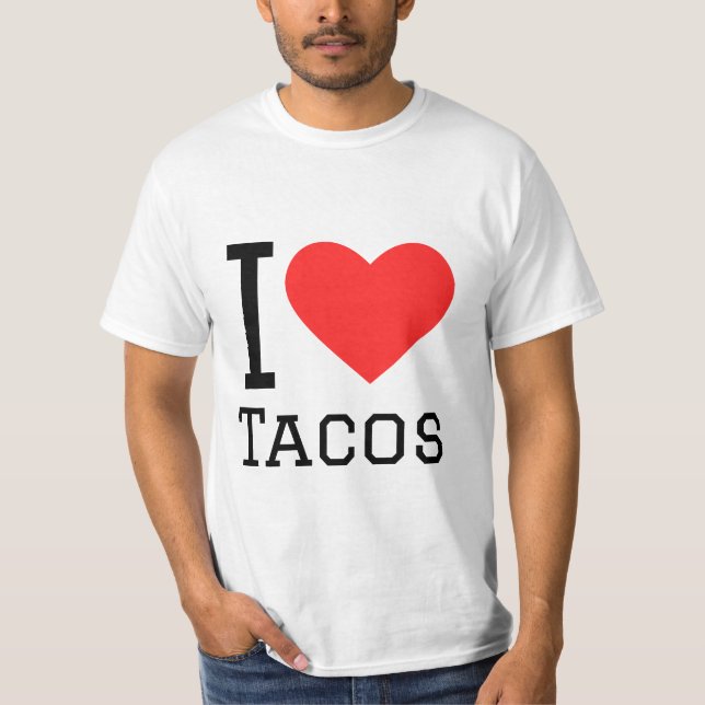 Camiseta Me encantan los tacos (Anverso)