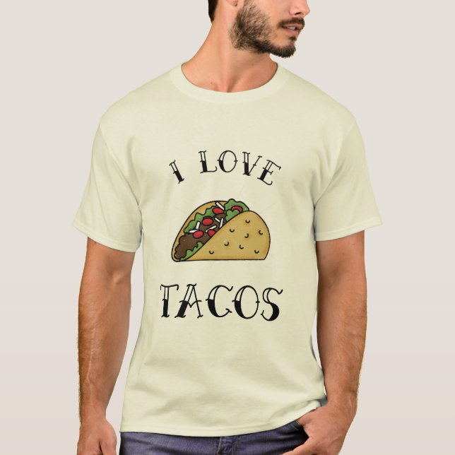 Camiseta Me encantan los Tacos (Anverso)
