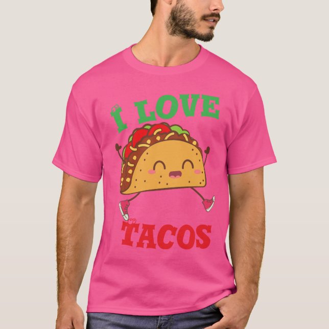 Camiseta Me encantan los tacos (Anverso)