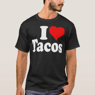 CAMISETA ME ENCANTAN LOS TACOS QUE CORAZÓN TACOS