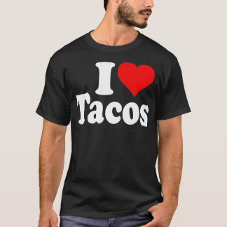 CAMISETA ME ENCANTAN LOS TACOS QUE CORAZÓN TACOS