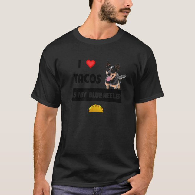 Camiseta Me Encantan Los Tacos Y Mi Comida Mexicana De Perr (Anverso)