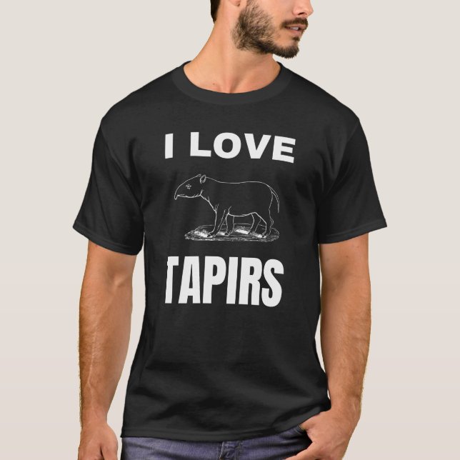 Camiseta Me encantan los Tapirs (Anverso)