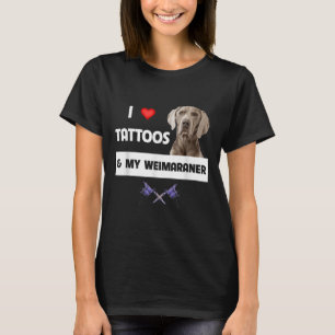Camiseta Me Encantan Los Tatuajes Y Mi Padre De Perro De We