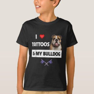Camiseta Me Encantan Los Tatuajes Y Mi Tatuaje De Perro De 