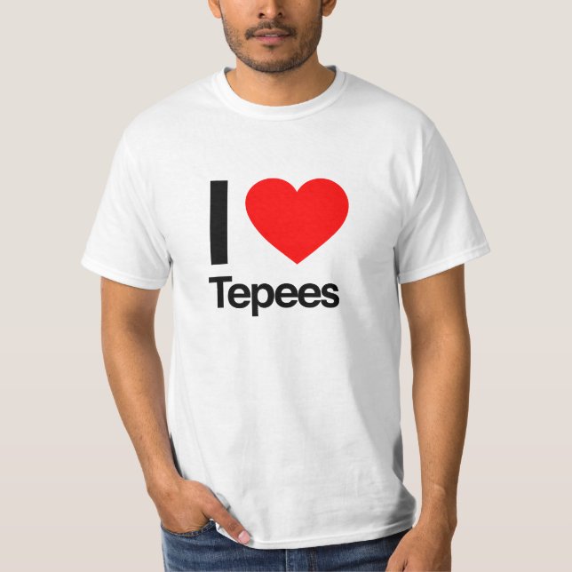 Camiseta me encantan los tepees (Anverso)
