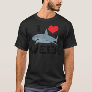 Camiseta Me encantan los tiburones, los fanáticos de los ti