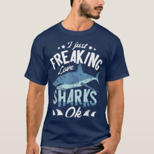 Camiseta Me Encantan Los Tiburones, Ok, El Anim Submarino
