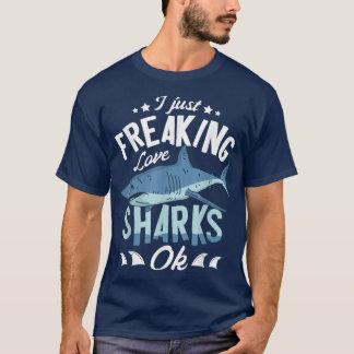 Camiseta Me Encantan Los Tiburones, Ok, El Anim Submarino