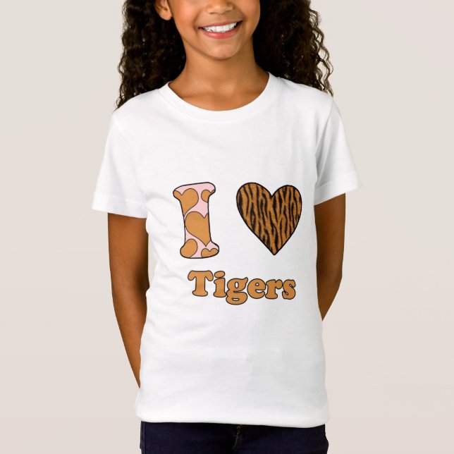 Camiseta Me encantan los tigres (Anverso)