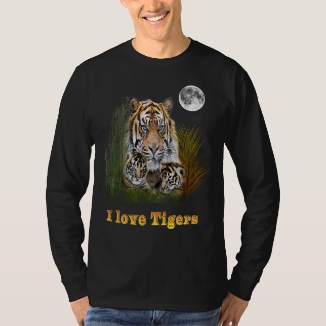 Camiseta Me encantan los Tigres (Anverso)
