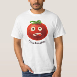 Camiseta Me encantan los tomates Kawaii Funny Vegetable