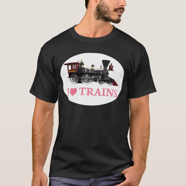 Camiseta Me encantan los trenes (Anverso)