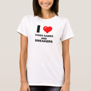 Camiseta Me encantan los videojuegos y las zapatillas