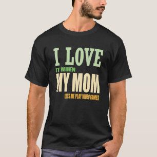 Camiseta Me encantan los videos sarcásticos de mi mamá