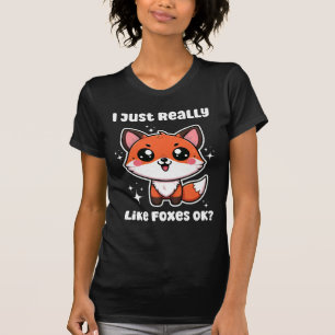 Camiseta Me Encantan Los Zorros, ¿Vale? Regalo De Zorro Lin