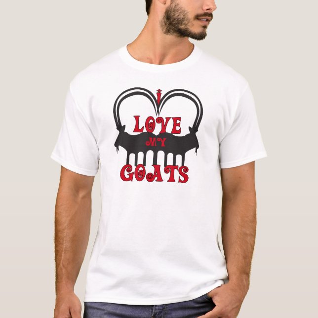 Camiseta Me encantan mis cabras (Anverso)