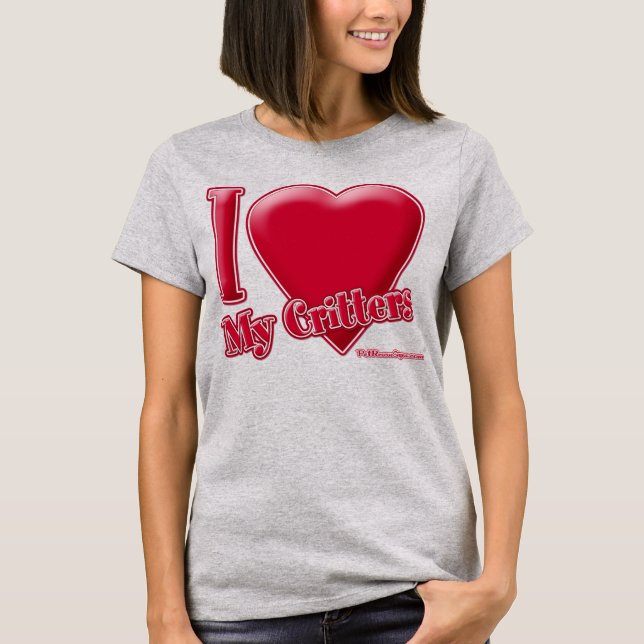 Camiseta Me encantan mis criaturas (Anverso)