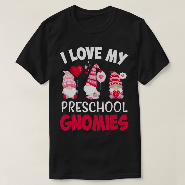 Camiseta Me encantan mis genomas preescolares, Día de San V (Diseño del anverso)