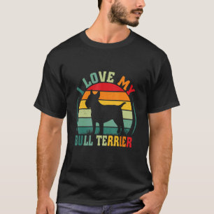 Camiseta Me encantan mis perros adoradores de toros Mascota