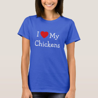 Camiseta Me encantan mis pollos