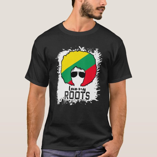 Camiseta Me Encantan Mis Raíces De Nuevo Poderoso Orgullo D (Anverso)