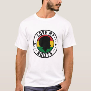 Camiseta Me Encantan Mis Raíces De Nuevo Poderoso Orgullo D