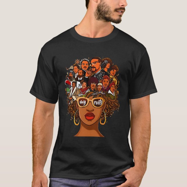Camiseta Me Encantan Mis Raíces De Nuevo Poderoso Orgullo D (Anverso)