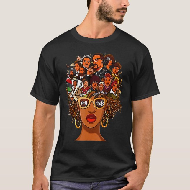 Camiseta Me Encantan Mis Raíces De Nuevo Poderoso Orgullo D (Anverso)