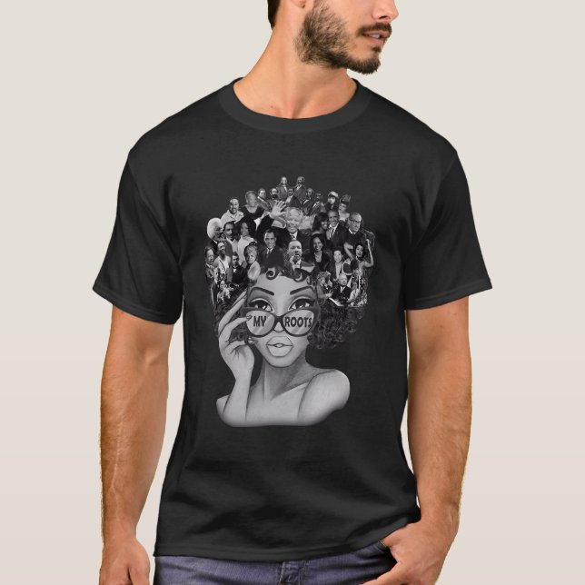 Camiseta Me Encantan Mis Raíces De Nuevo Poderoso Orgullo D (Anverso)