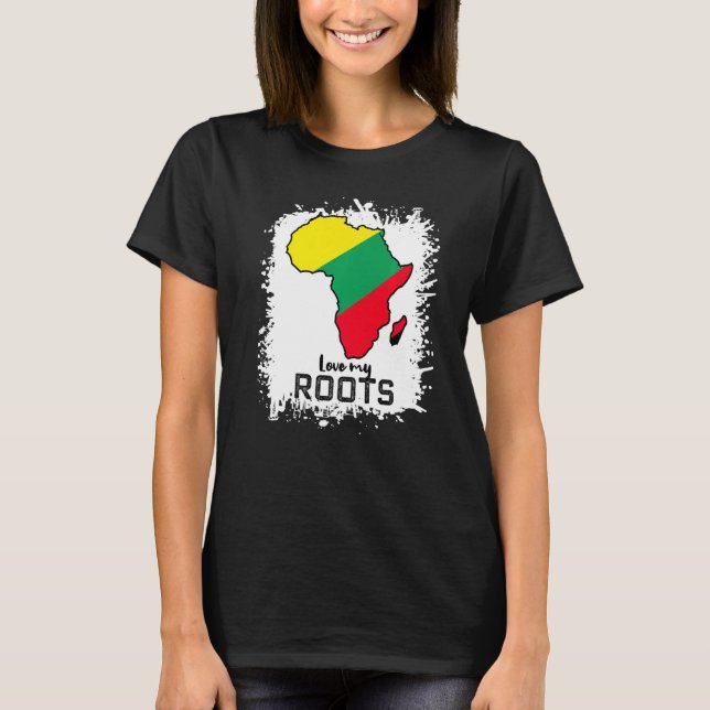 Camiseta Me Encantan Mis Raíces De Nuevo Poderoso Orgullo D (Anverso)
