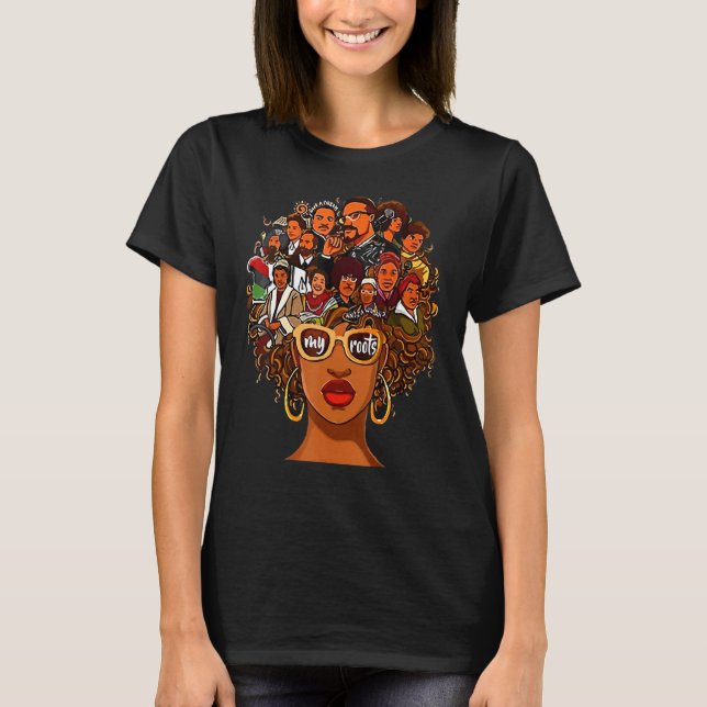 Camiseta Me Encantan Mis Raíces De Nuevo Poderoso Orgullo D (Anverso)