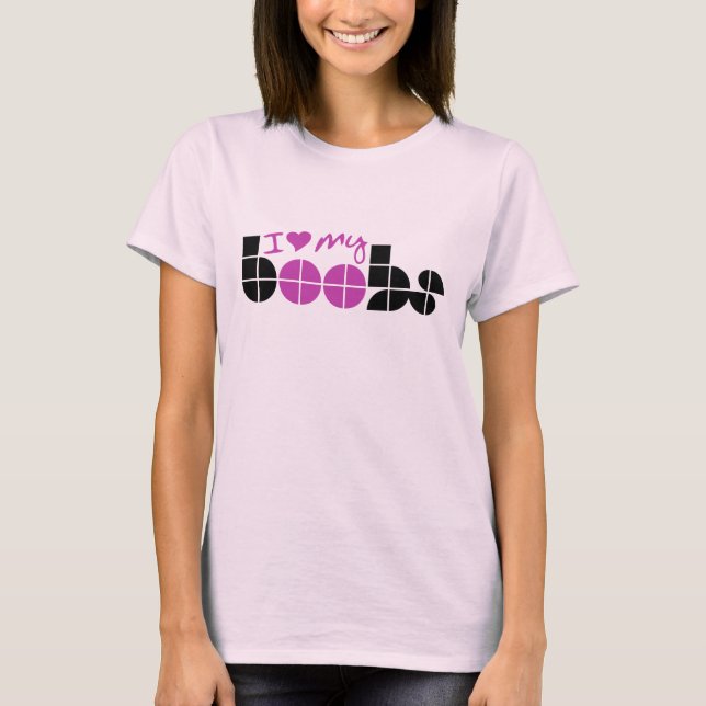 Camiseta Me encantan mis tetas (Anverso)