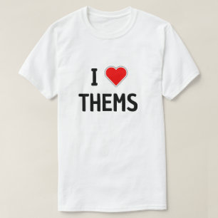 CAMISETA ME ENCANTAN, PRONOMBRES ELLOS ELLAS