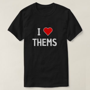 CAMISETA ME ENCANTAN, PRONOMBRES ELLOS ELLAS