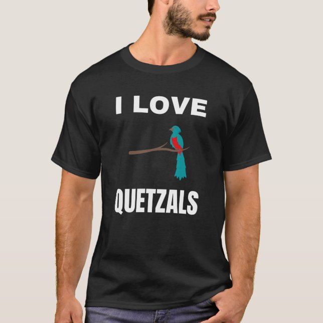 Camiseta Me encantan Quetzals (Anverso)
