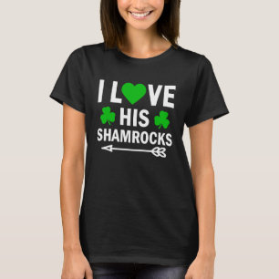 Camiseta Me encantan sus rocas St. Patrick's Day Couples