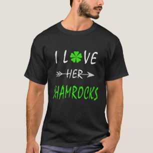 Camiseta Me encantan sus rocas St. Patrick's Day Couples