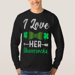 Camiseta Me encantan sus rocas St Patrick's Day Couples 1