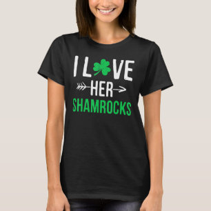 Camiseta Me encantan sus rocas St Patrick's Day Couples 3