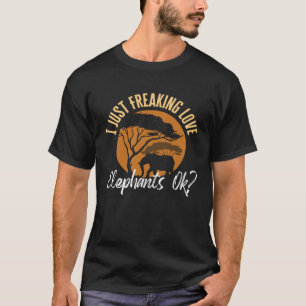 Camiseta Me Encantan Totalmente Los Elefantes Ok Mamut Bosq
