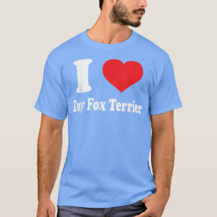 Camiseta Me encantan Toy for Terrier Dog Rama Animales