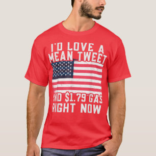 Camiseta Me encantaría un tuit malo y uno