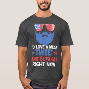 Camiseta Me encantaría un tuit malo y uno