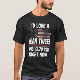 Camiseta Me encantaría un tuiteo mezquino y 179 de gas ahor