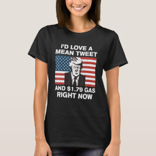 Camiseta Me encantaría un tweet malo y gasolina a 1 79 ahor