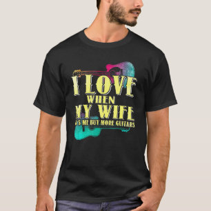 Camiseta Me Encanto Cuando Mi Esposa Me Permite Comprar Más