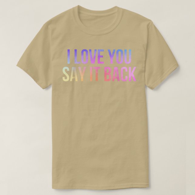 Camiseta Me Encanto De Decirlo (Diseño del anverso)