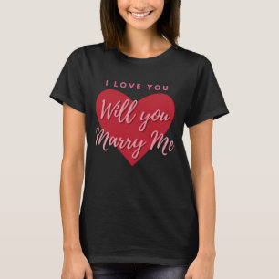 Camiseta Me Encanto De Que Te Cases Con Mí Diseños