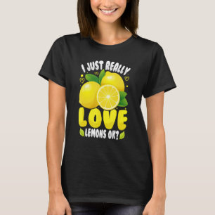 Camiseta Me Encanto De Verdad Lemones Ok Cítrico Fruto Lem